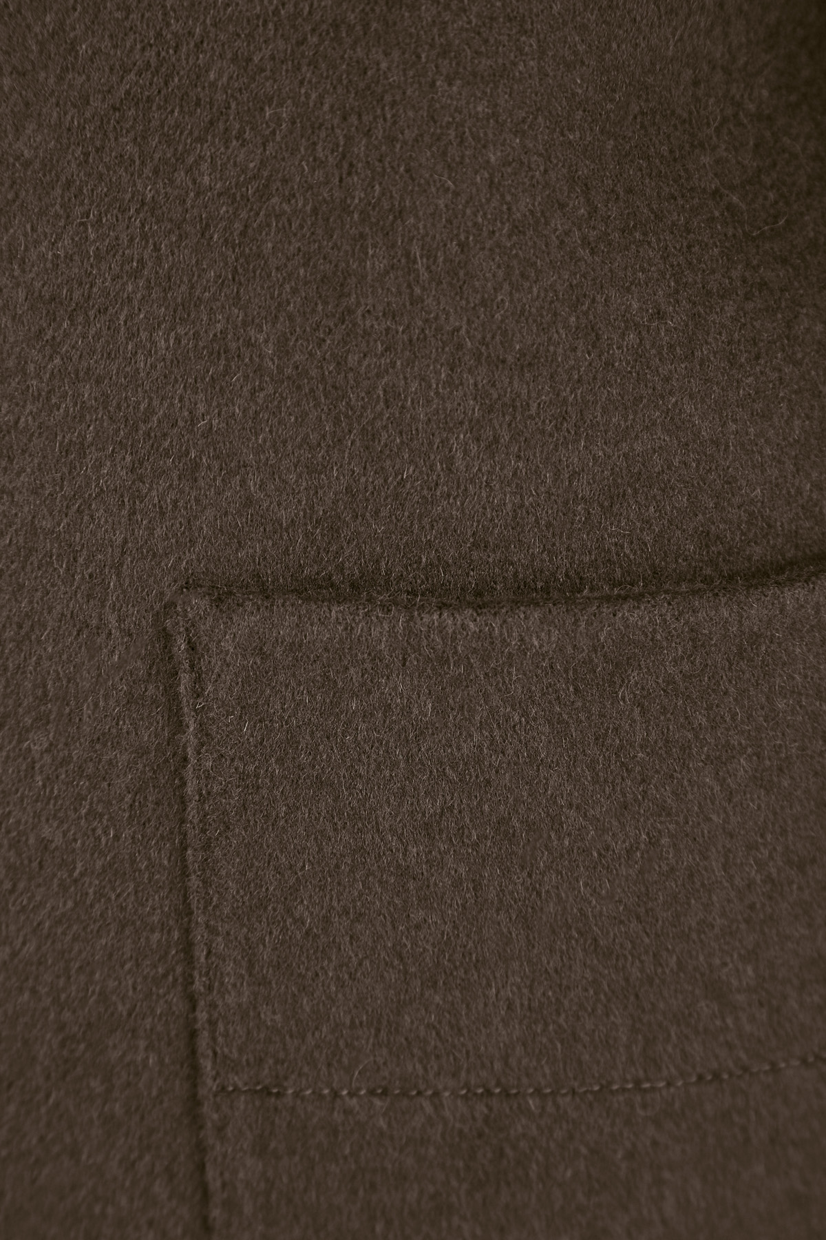Пальто из шерсти со съемны жилетом из блестящего меха норки YVES SALOMON, цвет хаки, размер 34 - фото 9